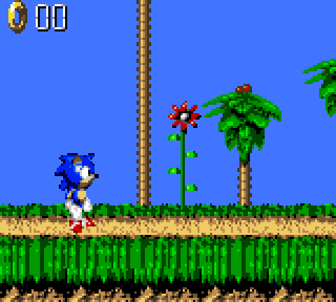 Sonic Blast - Game Gear game screenshot (1996) by Sega